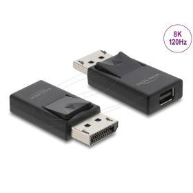   Delock DisplayPort   Mini DisplayPort adapter, 8K, HDR és HDCP támogatással   kétirányú