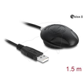   Navilock NL-802U EVA-M8Q USB 2.0 Multi GNSS-vevőegység, u-blox 8, 1,5 m