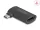 Delock Adapter USB Type-C  dugó   HDMI aljzat (DP Alt Mode), 4K, hajlított kialakítás