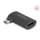 Delock Adapter USB Type-C  dugó   HDMI aljzat (DP Alt Mode), 4K, hajlított kialakítás