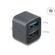 Delock Mini USB elosztó USB Type-C  dugós csatlakozóval   1 x USB 10 Gbps A-típusú + 1 x USB 2.0 A-típusú