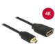 Delock HDMI Ethernettel - HDMI micro-D apa véggel / HDMI-A anya 3D 4K 20 cm kábel (65687)