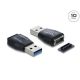 Delock Adapter USB 10 Gbps A-típusú csatlakozó   USB 10 Gbps E-típusú A kulcs csatlakozó