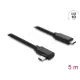Delock Aktív optikai USB kábel 10 Gbps USB Type-C  csatlakozó, döntött kivitel, 5 m
