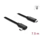Delock Aktív optikai USB kábel 10 Gbps USB Type-C  csatlakozó, döntött kivitel, 7,5 m