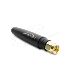   Delock LTE antenna SMA-dugó 1,82 dBi irányítatlan, rögzített, fekete