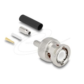   Delock BNC apa RG-174 / RG-316 krimpelésére illeszkedő süllyesztő csővel