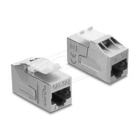   Delock Keystone modul összekötő RJ45 aljzat RJ45 aljzat, Cat.6A árnyékolt