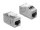 Delock Keystone modul összekötő RJ45 aljzat RJ45 aljzat, Cat.6A árnyékolt