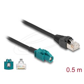 Delock Kábel HSD Z anya - RJ45 apa 0,5 m