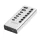 Logilink USB 3.2 Gen1 hub, 7 port kábellel/adapterrel, USB-A/C, ki/be kapcsoló, alumínium