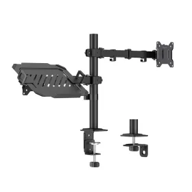   Logilink Kétmonitoros tartókonzol, 17-32"-es monitorokhoz (10 kg), 12-17"-es notebookokhoz/tabletekhez (9 kg)
