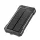 Logilink Napelemes Power bank 10 000 mAh, 20 W, 2x USB-A, 1x USB-C, LED fény, fekete/narancssárga