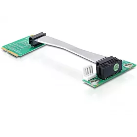   Delock emelő kártya Mini PCI Express > PCI Express x1 bal beillesztés (41305)