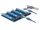Delock Bővítőkártya PCI Express x1 > 4 x PCIe x16, 60 cm-es USB-kábellel (41427)