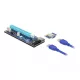 Delock PCI Express Riser kártya x1 - x16, 60 cm-es USB-kábellel (41430)