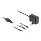 Delock Külső tápegység DC 3,5 x 1,35 mm, DC 5,5 x 2,1 mm, DC 5,5 x 2,5 mm 5,0 V / 2,0 A / 10,0 W (41466)