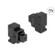 Delock PD 20 W-s, fekete, USB Type-C  töltő portos Keystone modul