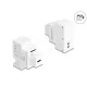 Delock PD 20 W-s, fehér, USB Type-C  töltő portos Keystone modul