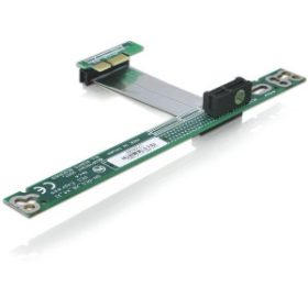   Delock PCI Express emelő kártya x1, 7 cm-es flexibilis kábellel
