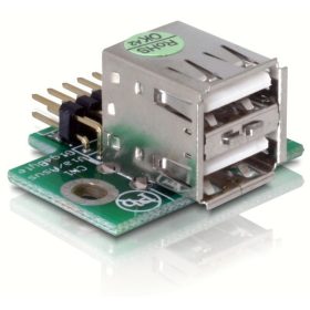 Delock USB Pinheader apa > 2x USB2.0 anya   fel