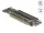 Delock PCI Express 4.0 x16 riser kártya 2 x M.2 M kulcsos NVMe foglalattal   sávszétválasztással