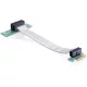 Delock PCI Expressz emelő kártya x1 flexibilis kábellel balos (41839)