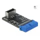 Delock USB 3.2 Gen 1 átalakító, tűfejes anya - belső A kulcs anya (41981)