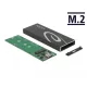 DeLock M.2 külső SSD ház fekete (42003)