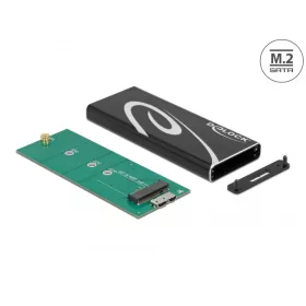 Delock M.2 külső SSD ház fekete (42007)