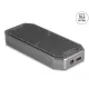 Delock külső játékház M.2 NVMe PCIe SSD-hez SuperSpeed USB 20 Gbps (USB 3.2 Gen 2x2) USB Type-C csatlakozóval és RGB LED megvilágítással ...