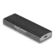Delock Külső USB Type-C  kombinált ház M.2 NVMe PCIe vagy SATA SSD eszközhöz - szerszám mentes