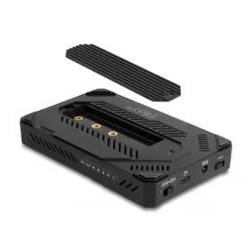   Delock USB Type-C  ház 1 x M.2 NVMe SSD-hez, valamint 1 x 2.5 , klón funkciós SATA SSD / HDD-hez