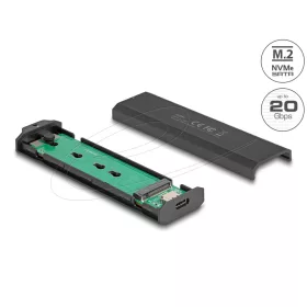   Delock Külső USB Type-C  20 Gbps kombinált ház M.2 NVMe PCIe vagy SATA SSD eszközhöz - szerszám mentes