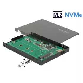 Delock M.2 külső SSD ház fekete (42609)