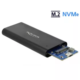 Delock M.2 külső SSD ház fekete (42614)