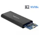 Delock M.2 külső SSD ház fekete (42614)