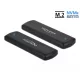 Delock Külső USB Type-C  kombinált ház M.2 NVMe PCIe vagy SATA SSD eszközhöz - szerszám mentes