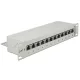 Delock 10  Patch Panel 12 portos Cat.6 szürke
