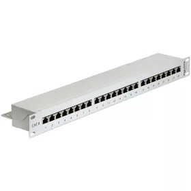 Delock 19  Patch Panel 24 portos Cat.6 szürke (43300)