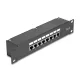 Delock 10  Kapcsolókészülékes patch panel 8 porttal Cat.6