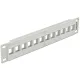 Delock 10" Keystone Patch Panel 12 Port szürke