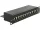 Delock 10 Patch Panel 12 portos Cat.6A fekete (43310)