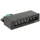 Delock asztali patch panel 8 port fekete (43338)