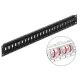 Delock 19" Keystone Patch Panel 24 portos, forgatható fekete