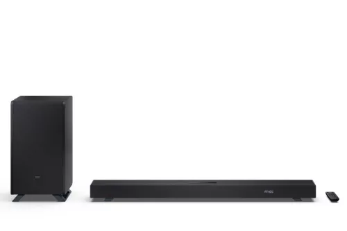 SHARP Q HT-SBW53121(BK) 3.1.2 Dolby Atmos / DTS:X hangprojektor vezeték nélküli mélynyomóval fekete