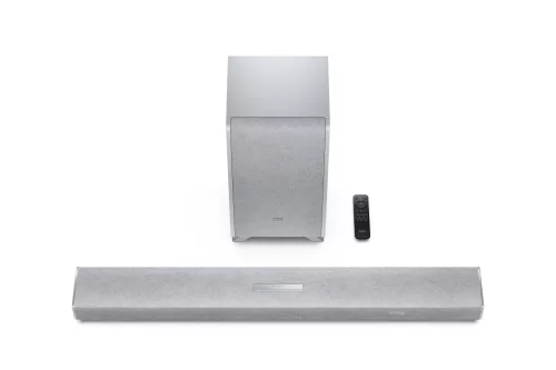 SHARP Q HT-SBW53121(SL) 3.1.2 Dolby Atmos / DTS:X hangprojektor vezeték nélküli mélynyomóval ezüst