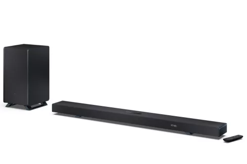 SHARP Q HT-SBW55121(BK) 5.1.2 Dolby Atmos / DTS:X hangprojektor vezeték nélküli mélynyomóval fekete