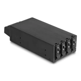   Delock Slim Mobil Rack 4 x M.2 NVMe SSD-hez Slim SAS SFF-8654 konnektorral