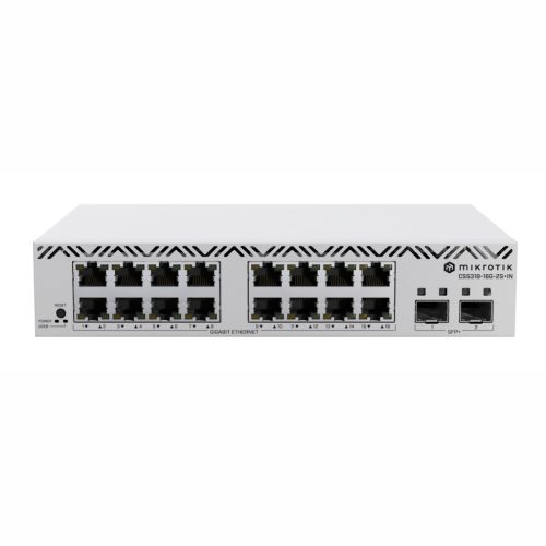 Mikrotik CSS318-16G-2S+IN | Switch | 16x GbE RJ45, 2x SFP+